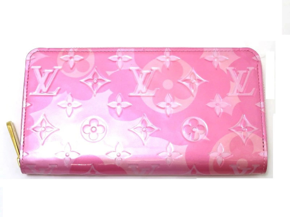 LOUIS VUITTON Long Wallet Zippy Vernis Pink Limited Edition SJ